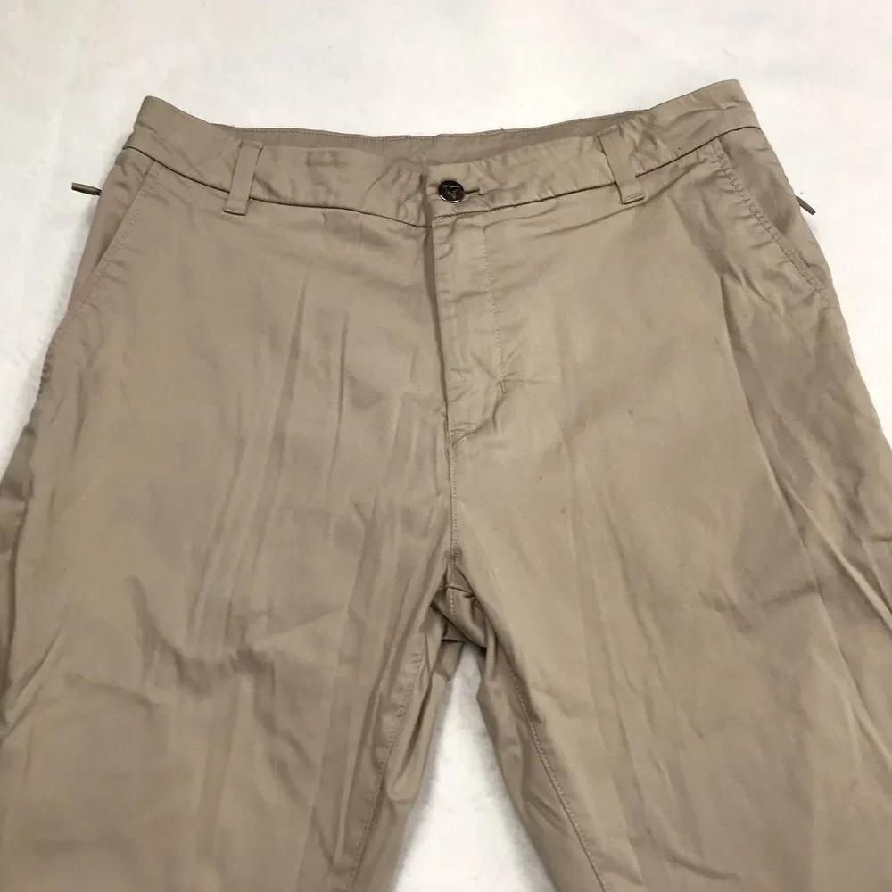 BIRDDOGS Pants Men 32x32 Stretch Tan Performance Golf Stretch Lined Chino